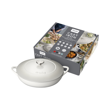 Denby Natural Canvas Cast Iron 30Cm Shallow Casserole