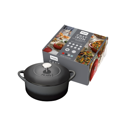 Denby Halo Cast Iron 26Cm Round Casserole