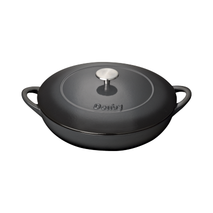 Denby Halo Cast Iron 30Cm Shallow Casserole