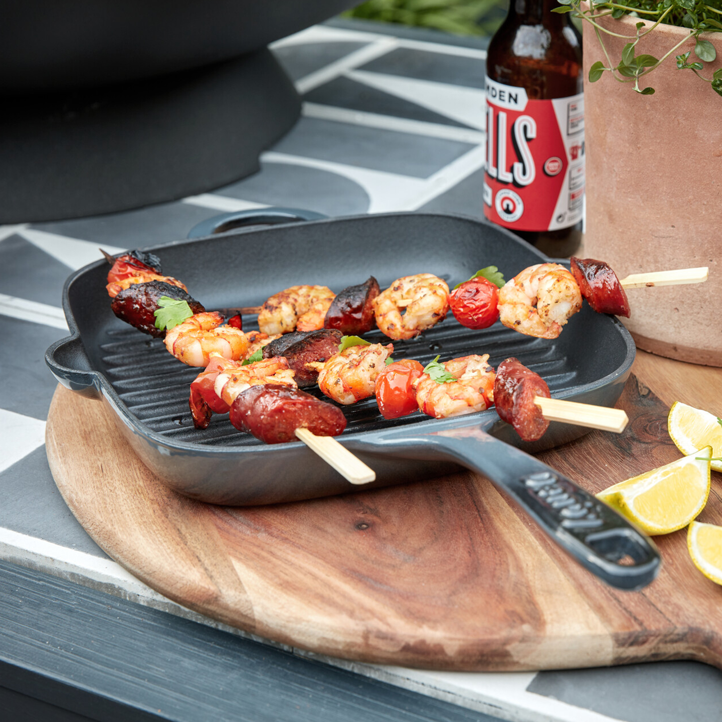 Denby Halo Cast Iron 25Cm Griddle Pan