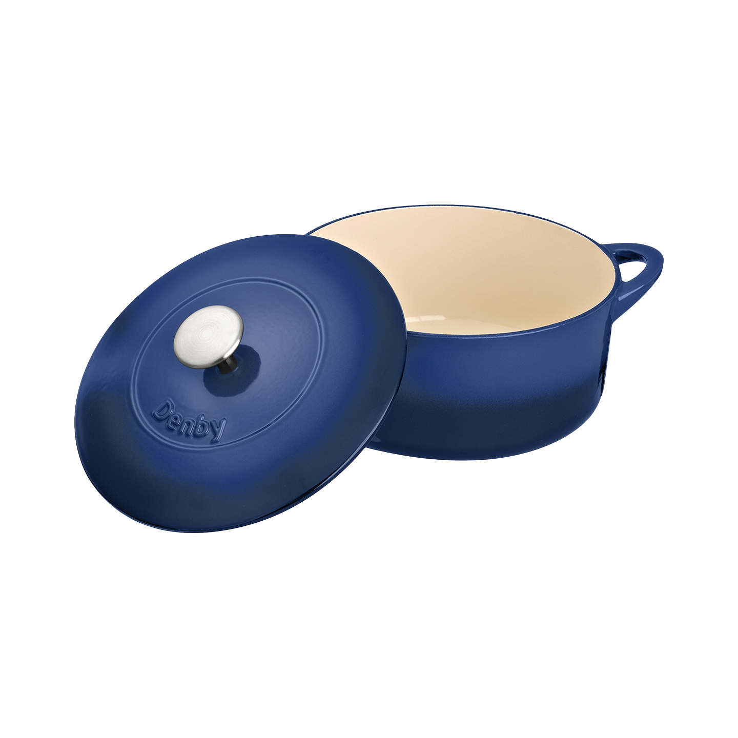 Cobalt 24cm Round Cast Iron Casserole