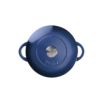 Cobalt 24cm Round Cast Iron Casserole