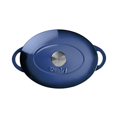 Cobalt 28cm Oval Cast Iron Casserole