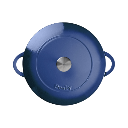 Cobalt 30cm Shallow Cast Iron Casserole