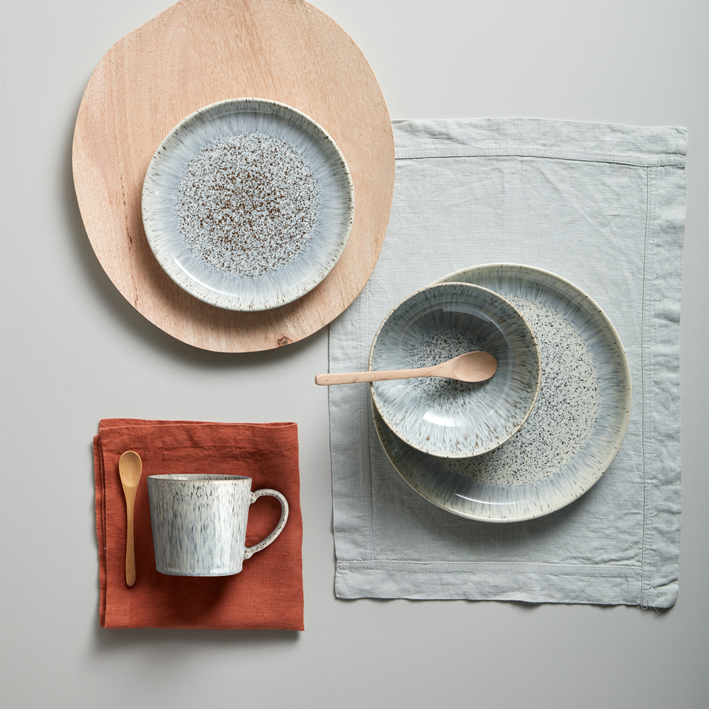 Halo Speckle Coupe Medium Plate