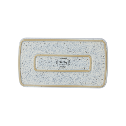 Halo Speckle Small Rectangular Platter