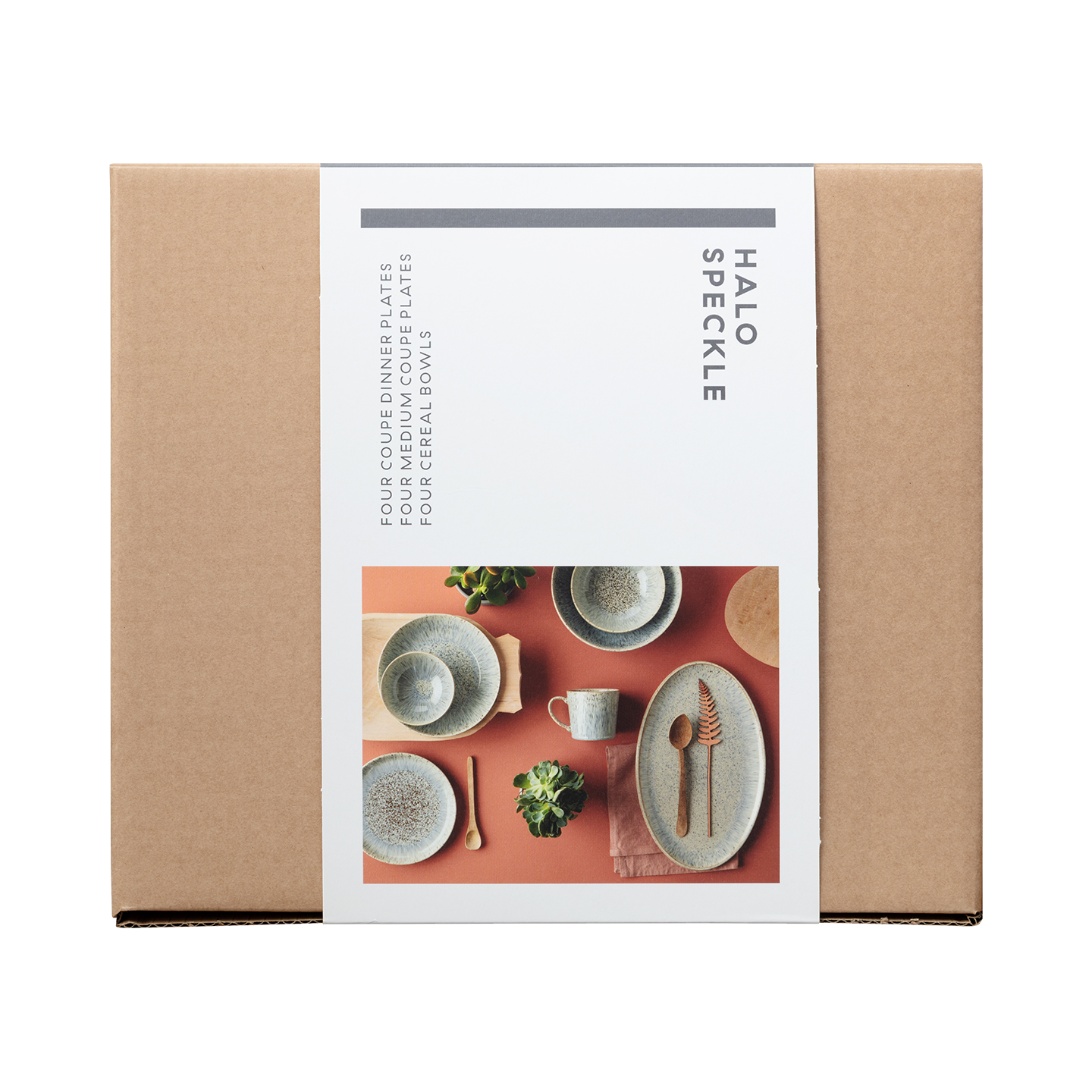 Halo Speckle Coupe 12 Piece Dinner Set