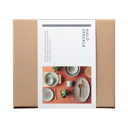 Halo Speckle Coupe 12 Piece Dinner Set