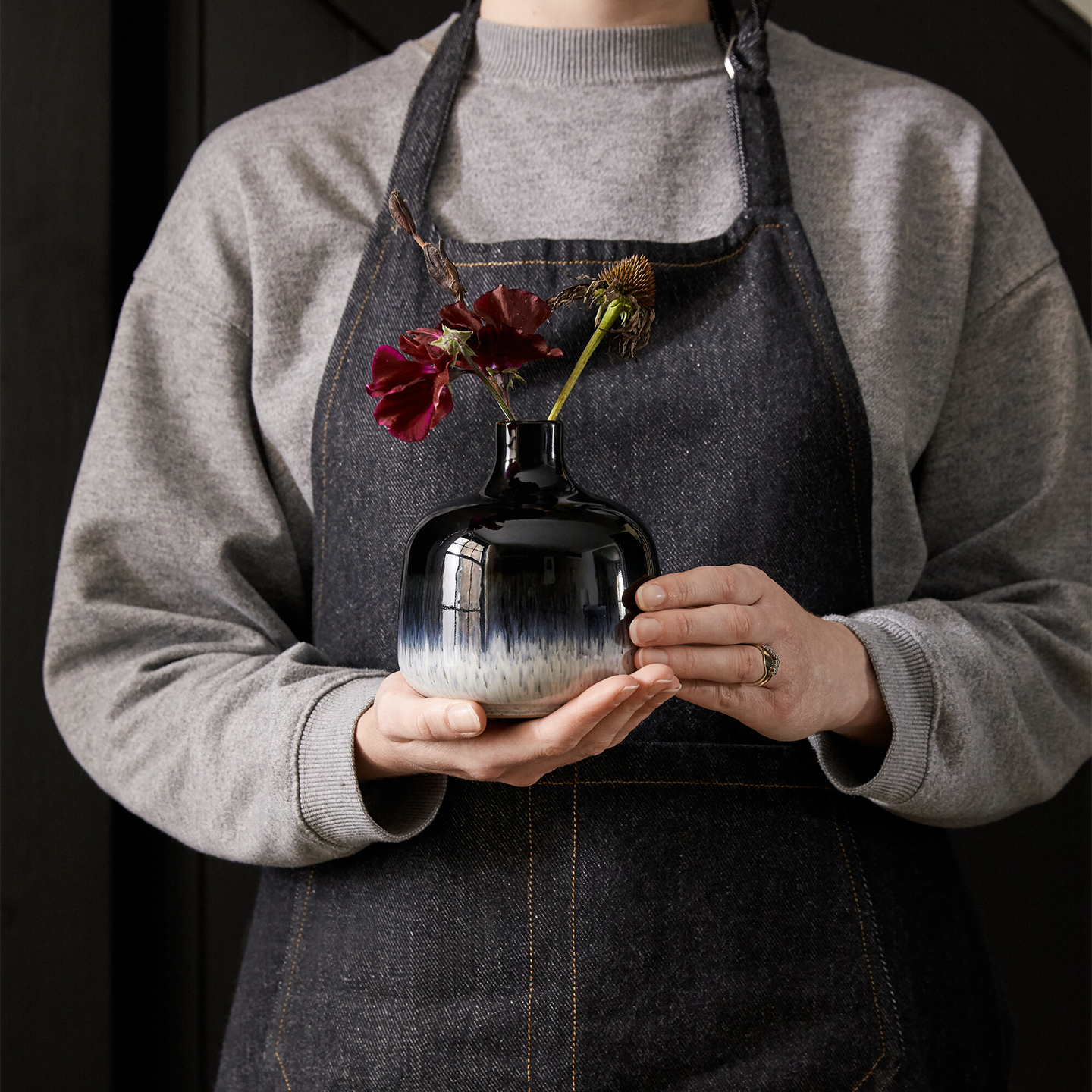 Halo Small Square Vase