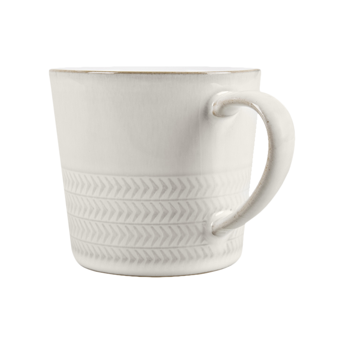 Natural Canvas Textured Large Mug