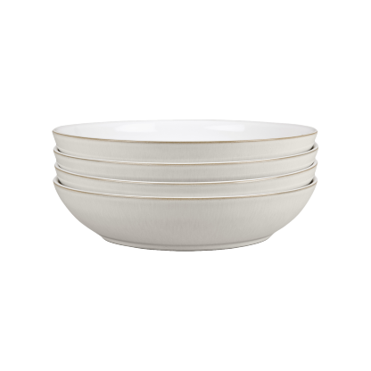 Natural Canvas Pasta Bowls - Set Of 4