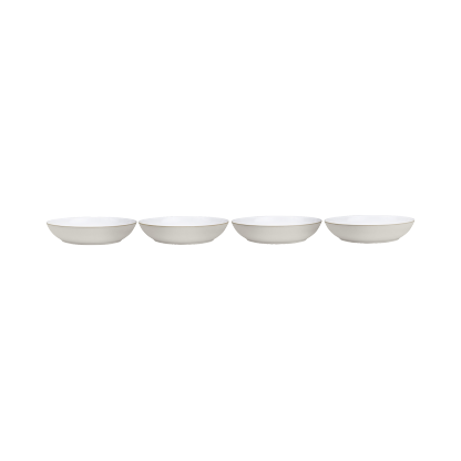 Natural Canvas Pasta Bowls - Set Of 4