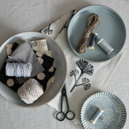 Elements Light Grey Coupe Medium Plates - Set Of 4