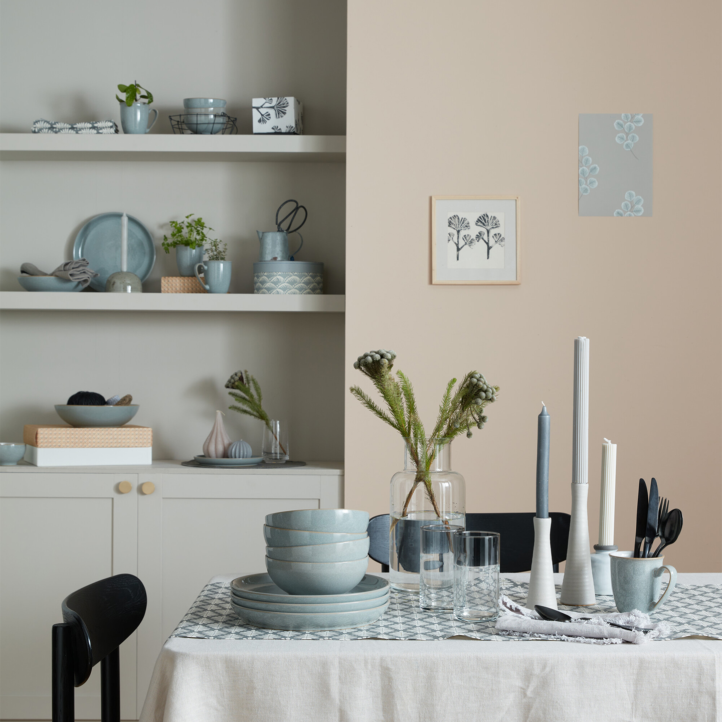 Elements Light Grey Coupe Dinner Plates - Set Of 4