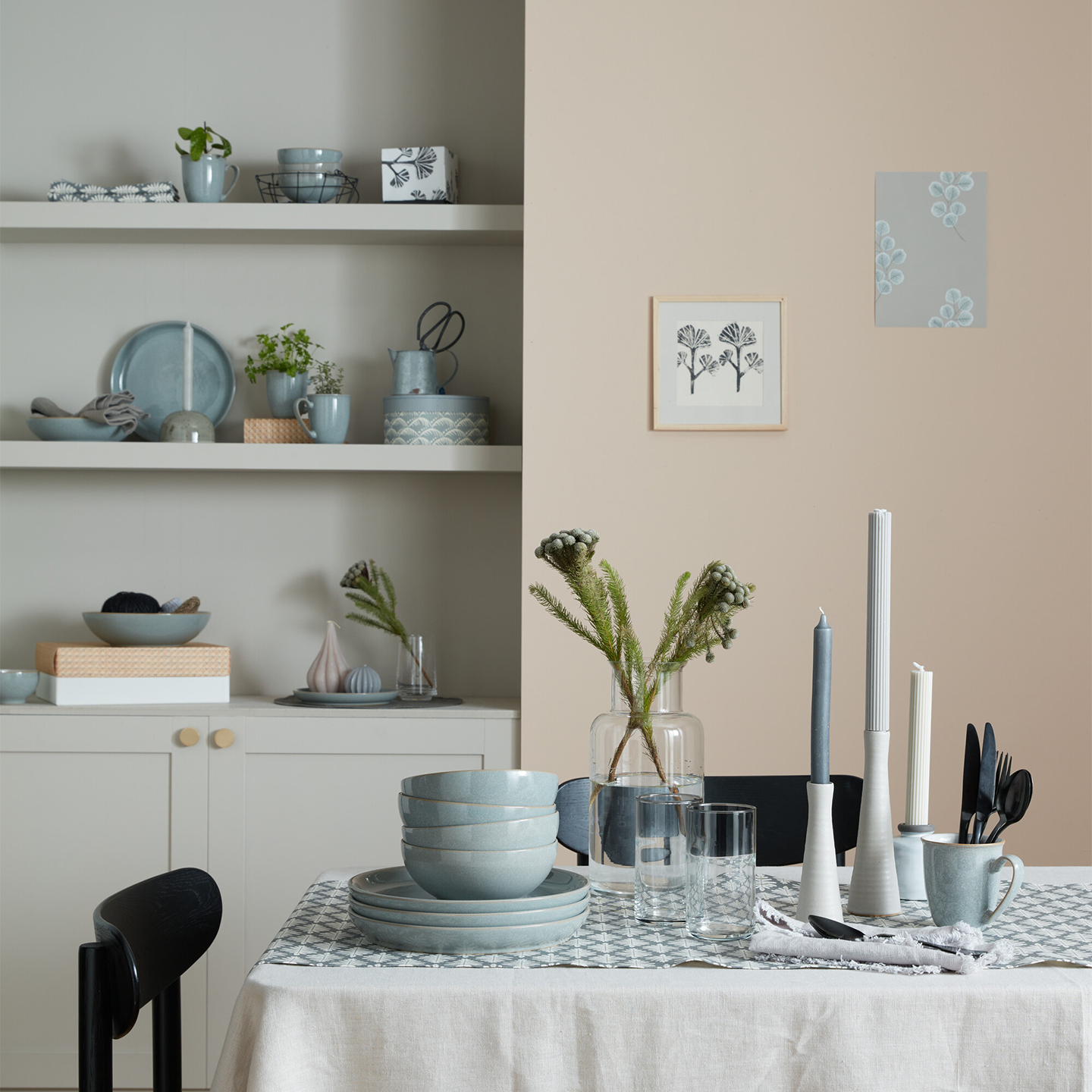 Elements Light Grey Coupe Dinner Plates - Set Of 4