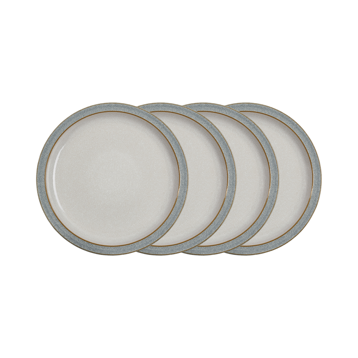 Elements Light Grey Dinner Plates - Set Of 4