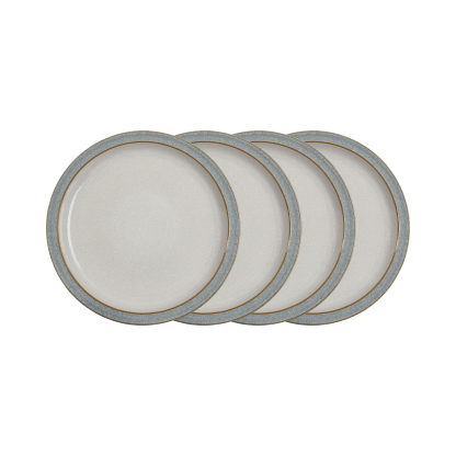 Elements Light Grey Dinner Plates - Set Of 4
