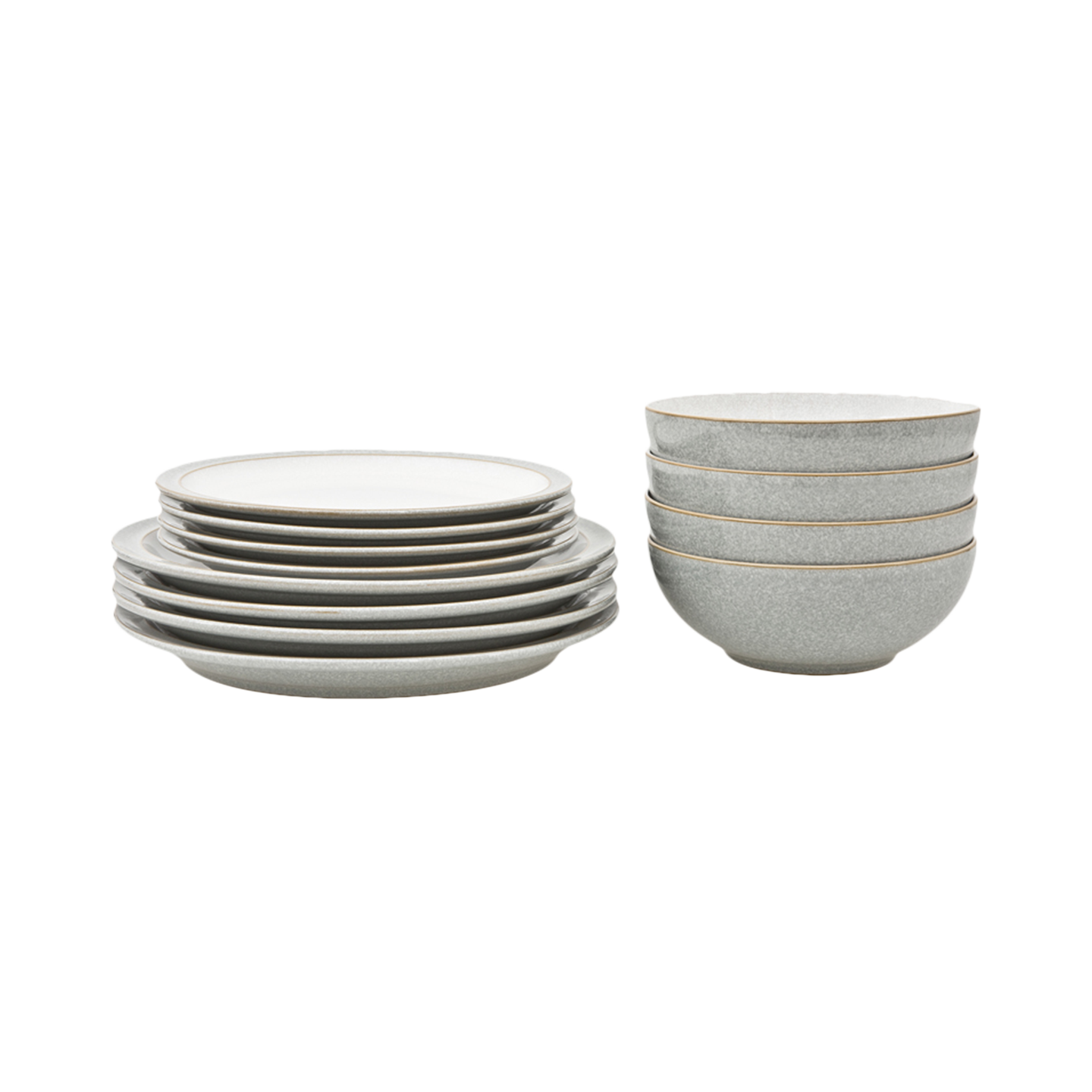 Elements Light Grey 12 Piece Dinner Set