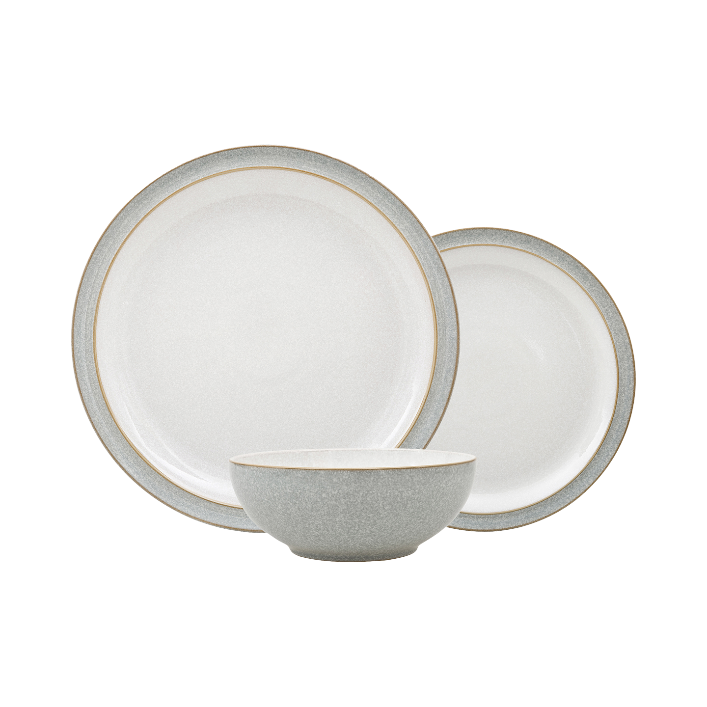 Elements Light Grey 12 Piece Dinner Set