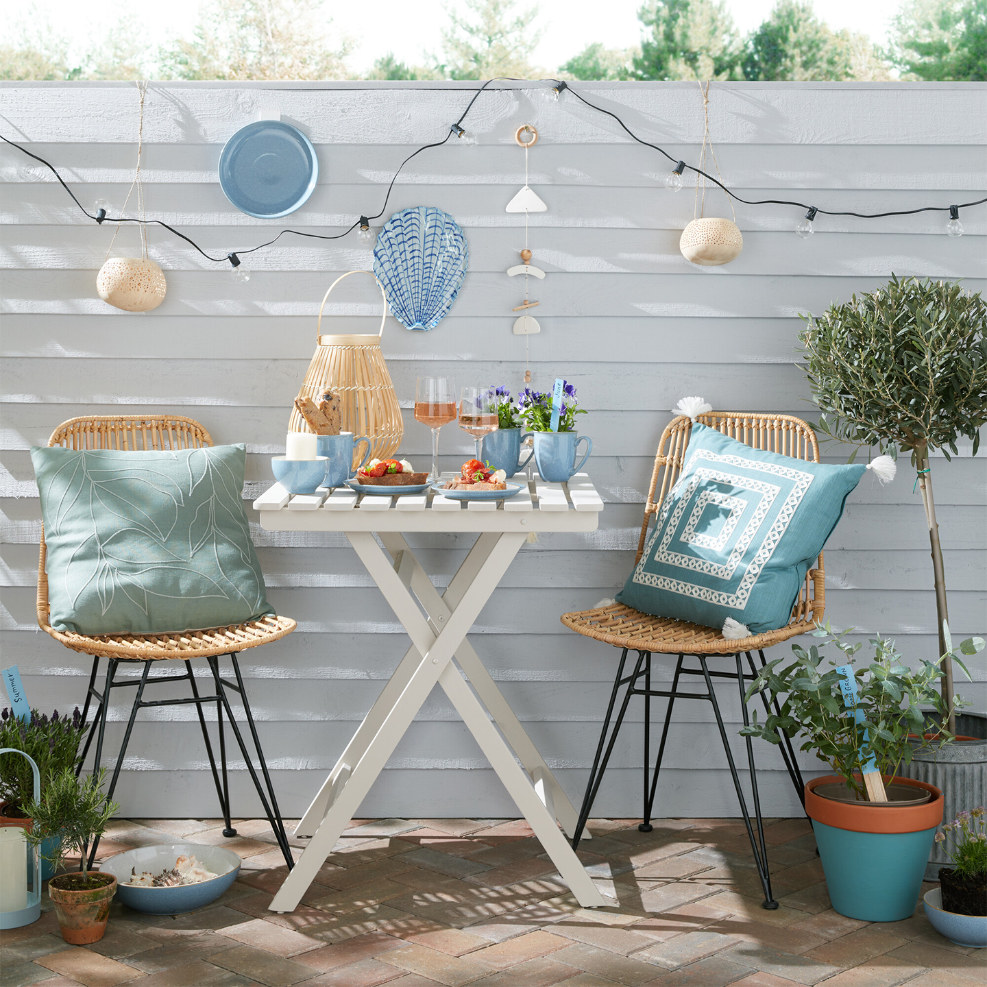 Elements Blue Cereal Bowls - Set Of 4