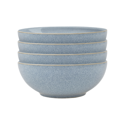Elements Blue Alt Coupe Cereal Bowl - Set Of 4