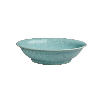 Elements Green Medium Shallow Bowl