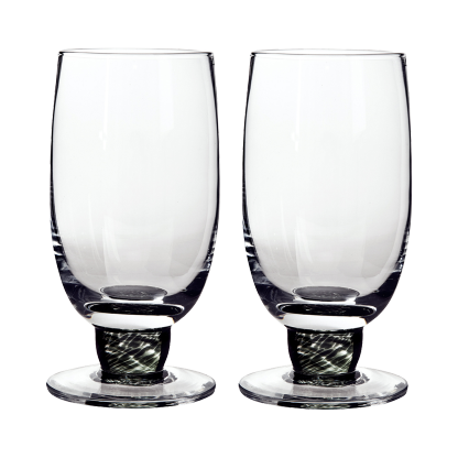 Denby Classic Black Large Tumbler - Set Of 2