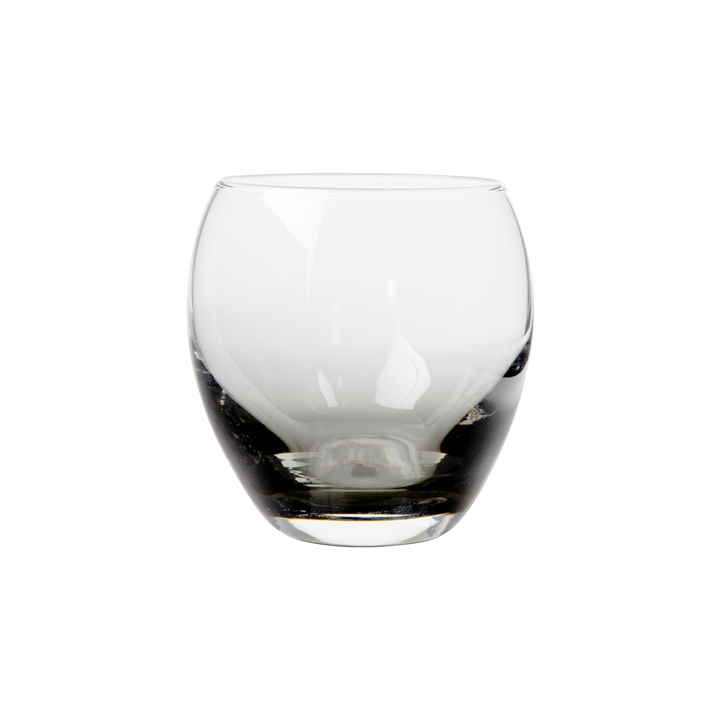 Contemporary Smoked Grey Small Tumblers - Set Of 2