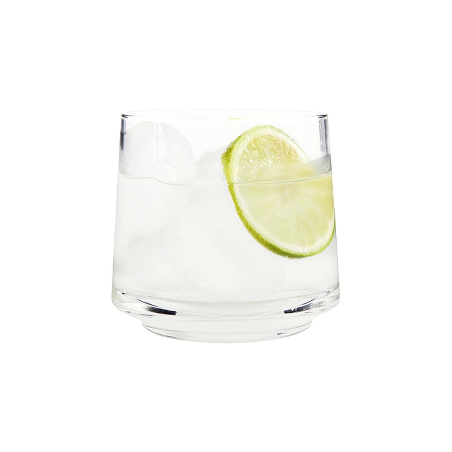 Contemporary Clear Small Tumblers - Set Of 2