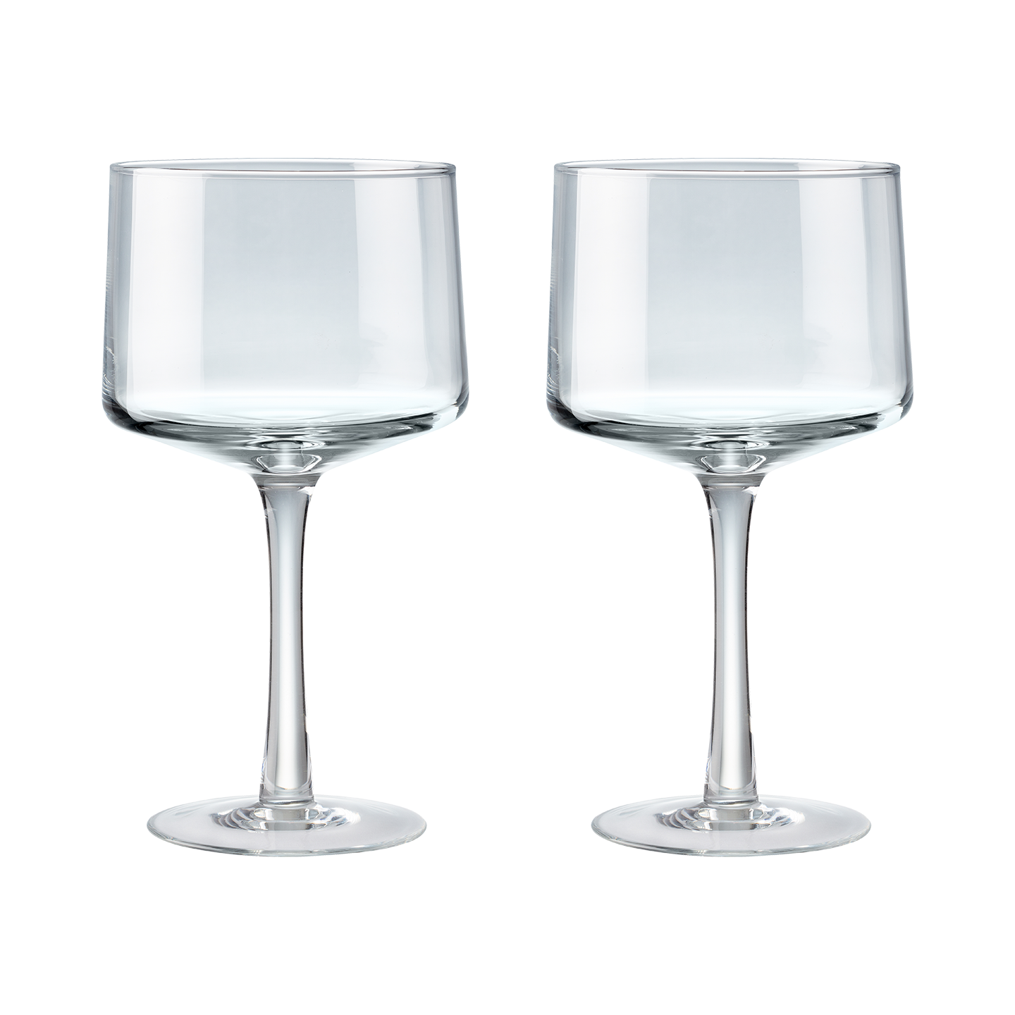 Contemporary Clear Gin Glass - Set Of 2