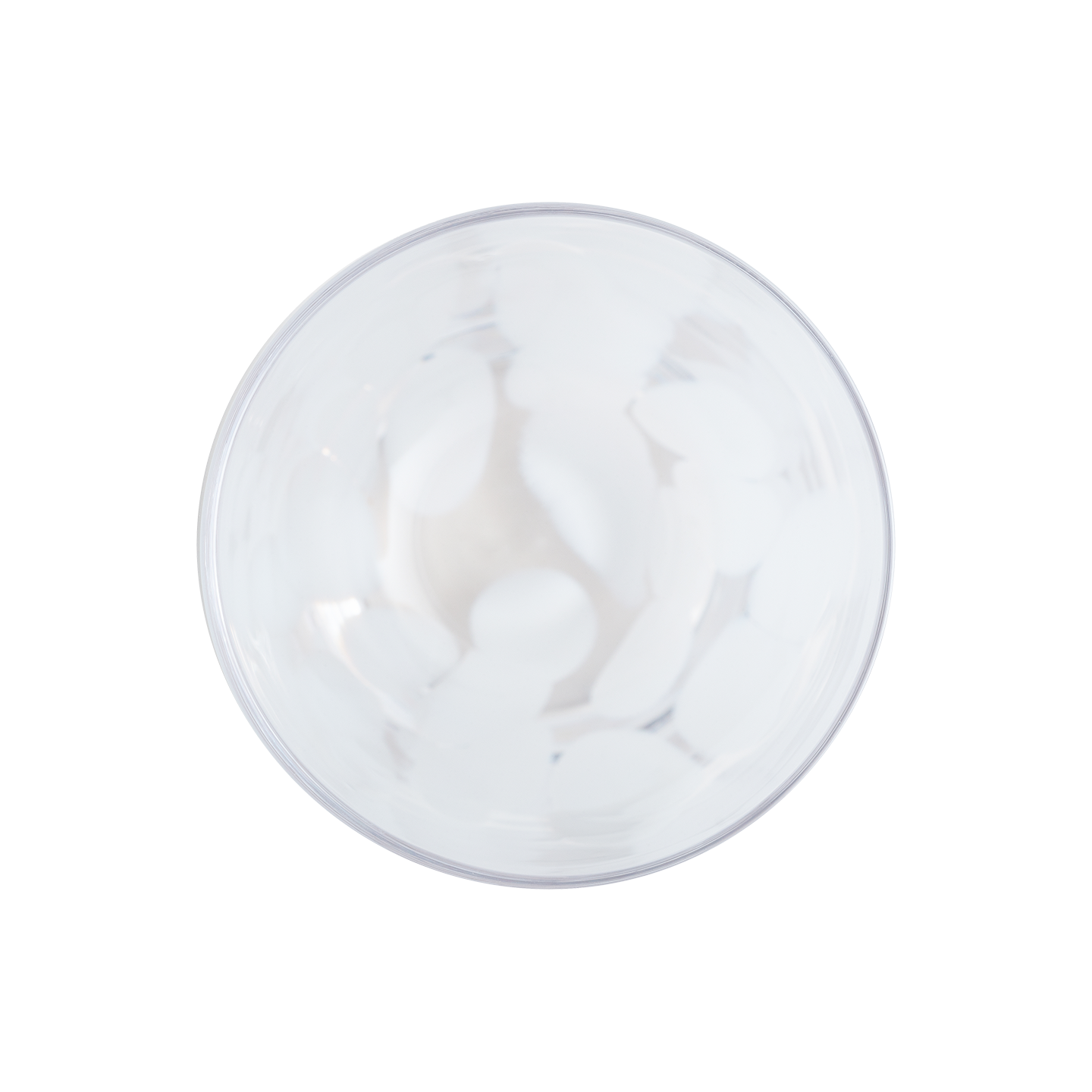 Contemporary Marbled White Large Tumblers - Set Of 2