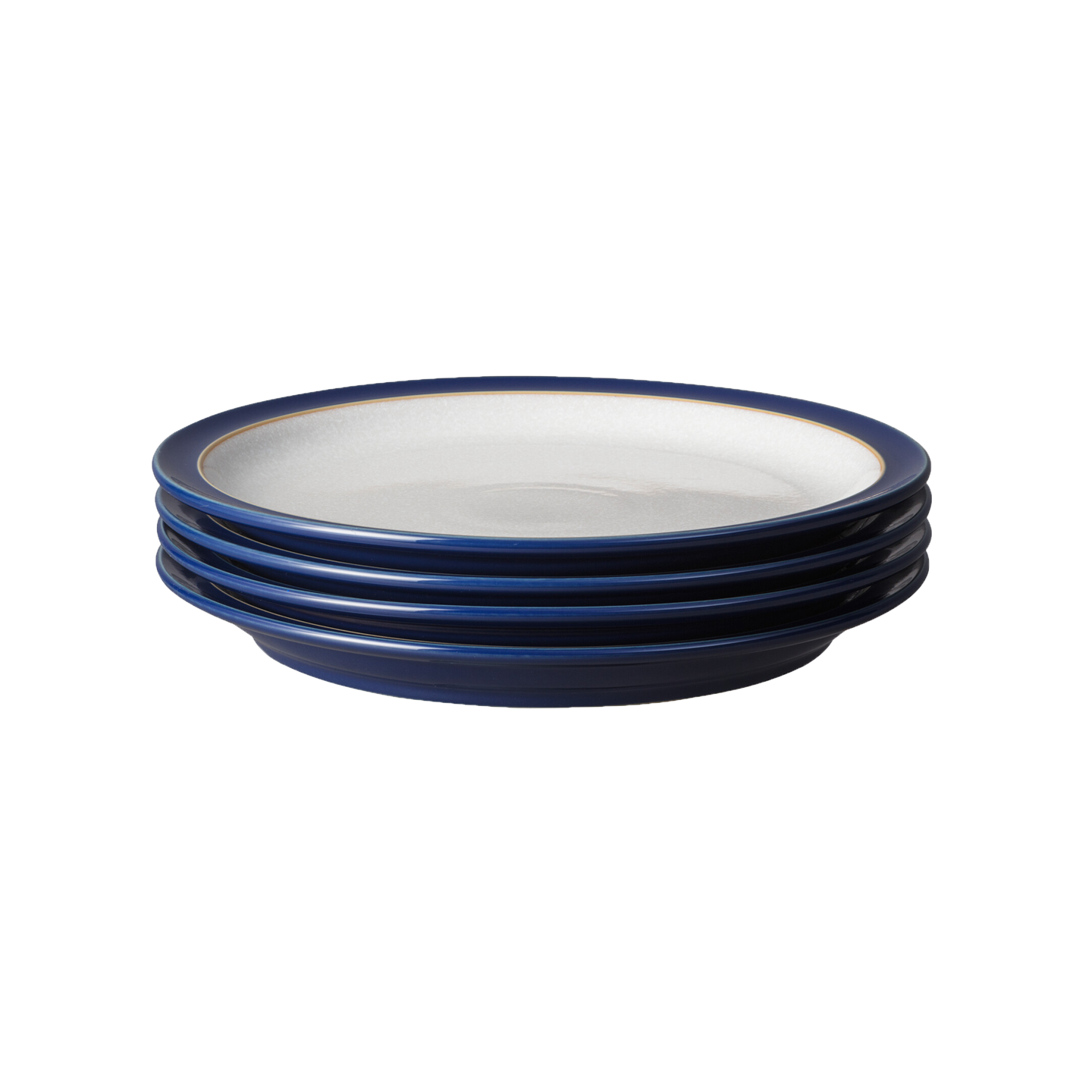 Elements Dark Blue Set Of 4 Dinner Plates