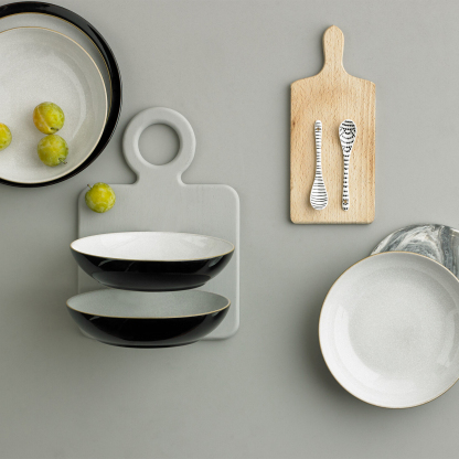 Elements Black Pasta Bowl