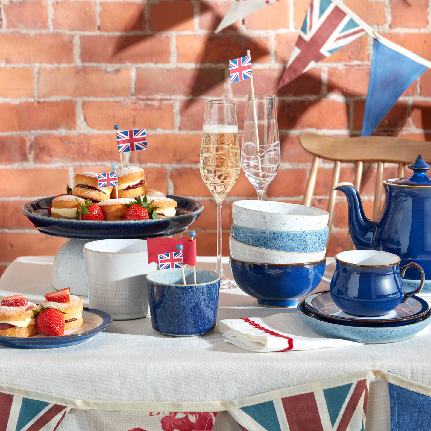 Studio Blue Set Of 4 Rice Bowls