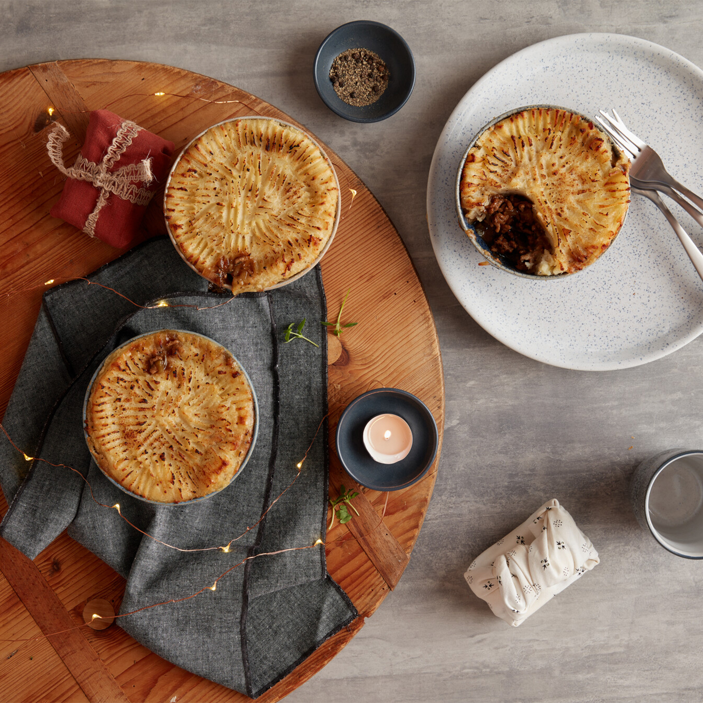 Studio Blue Chalk Coupe Small Plate