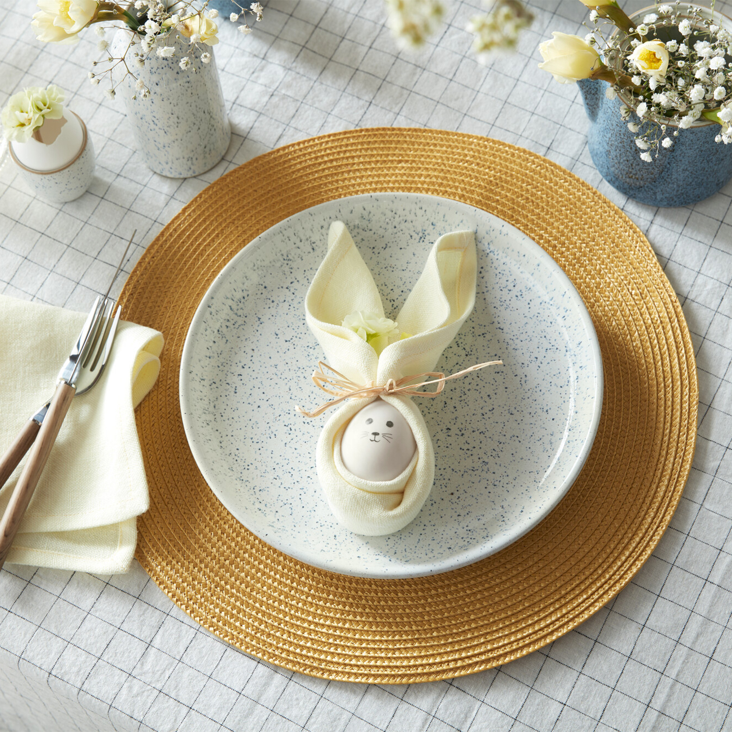 Studio Blue Chalk Coupe Medium Plate