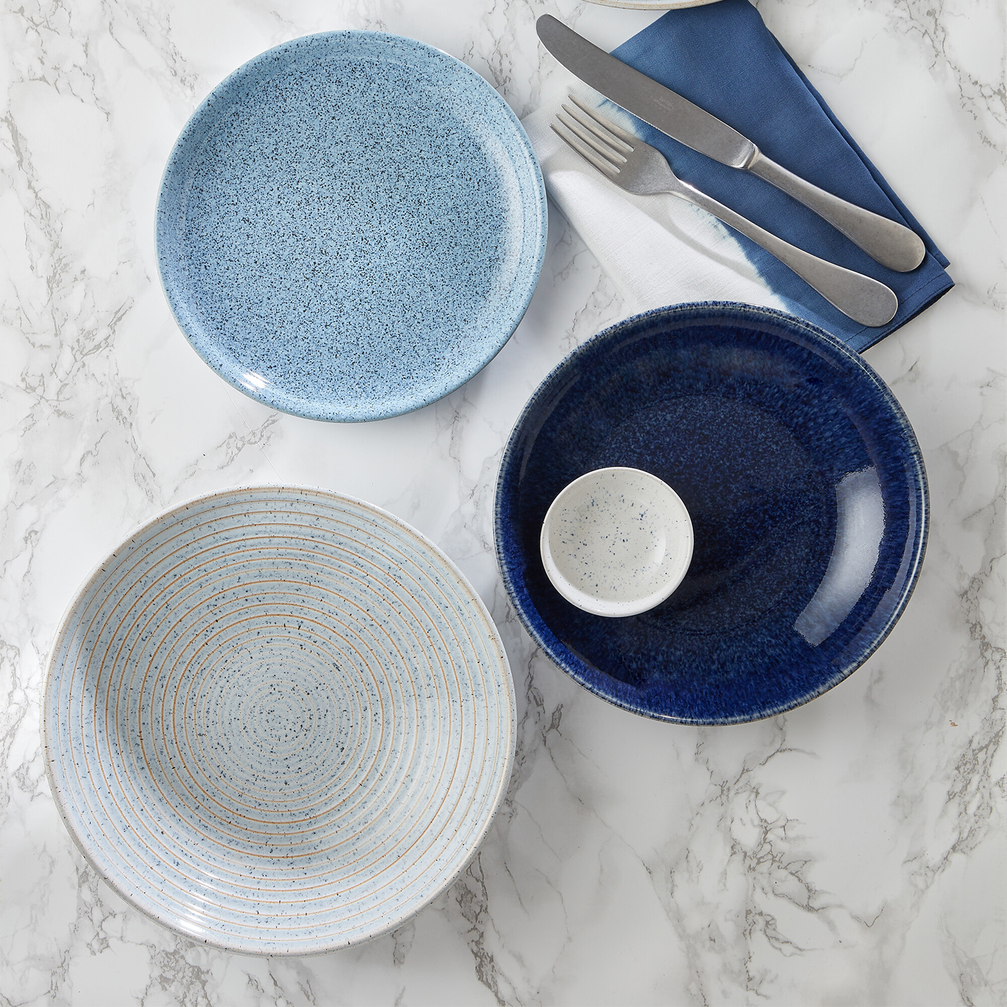 Studio Blue Cobalt Cereal Bowls - Set Of 4