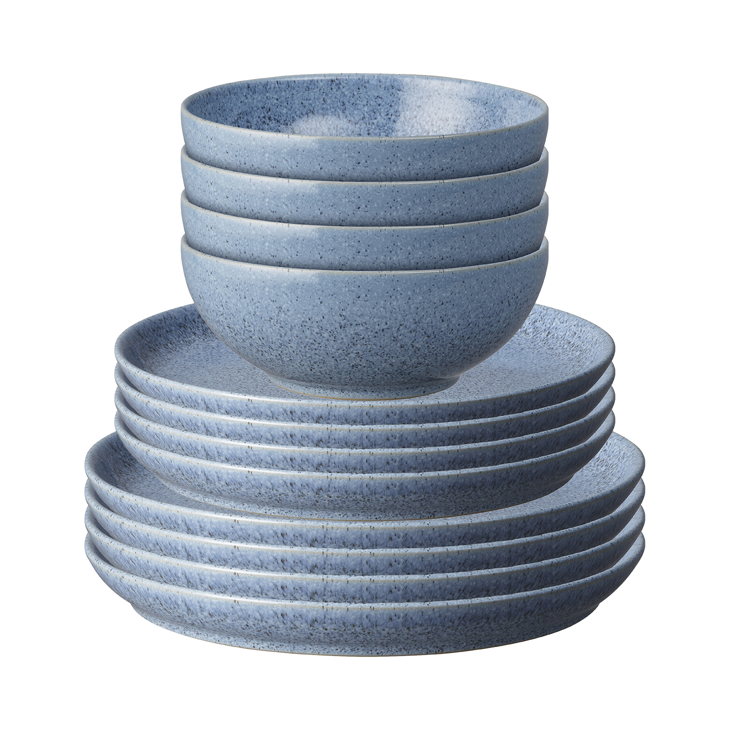 Studio Blue Flint 12 Piece Dinnerware Set