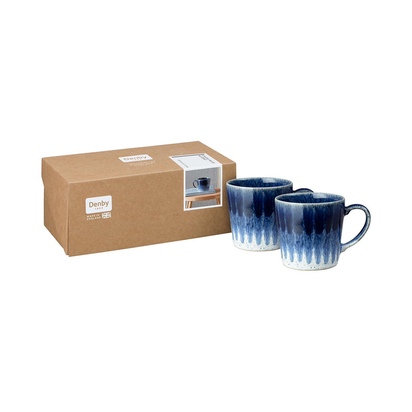 Studio Blue Accent Mug 2 Piece Set