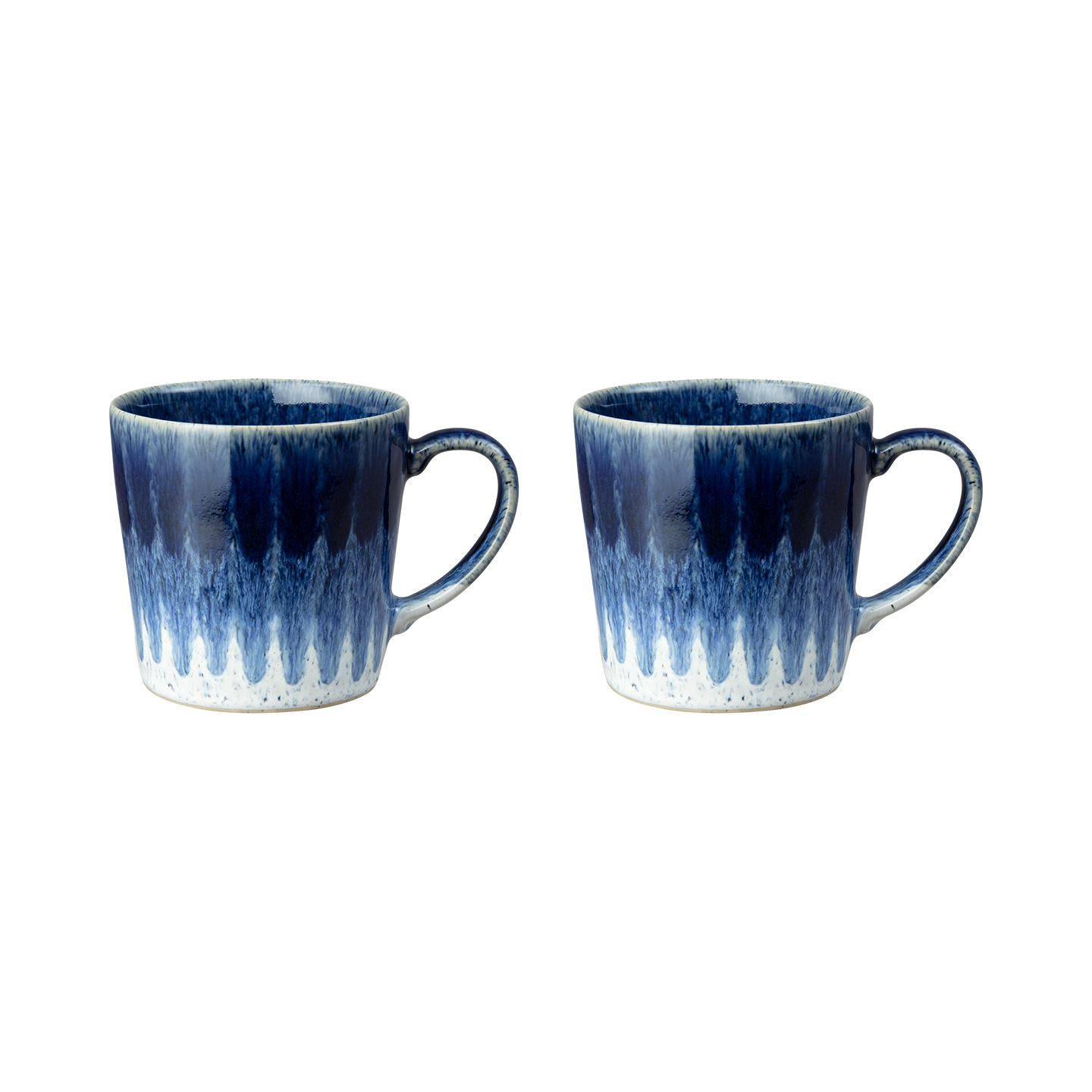 Studio Blue Accent Mugs - Set Of 2