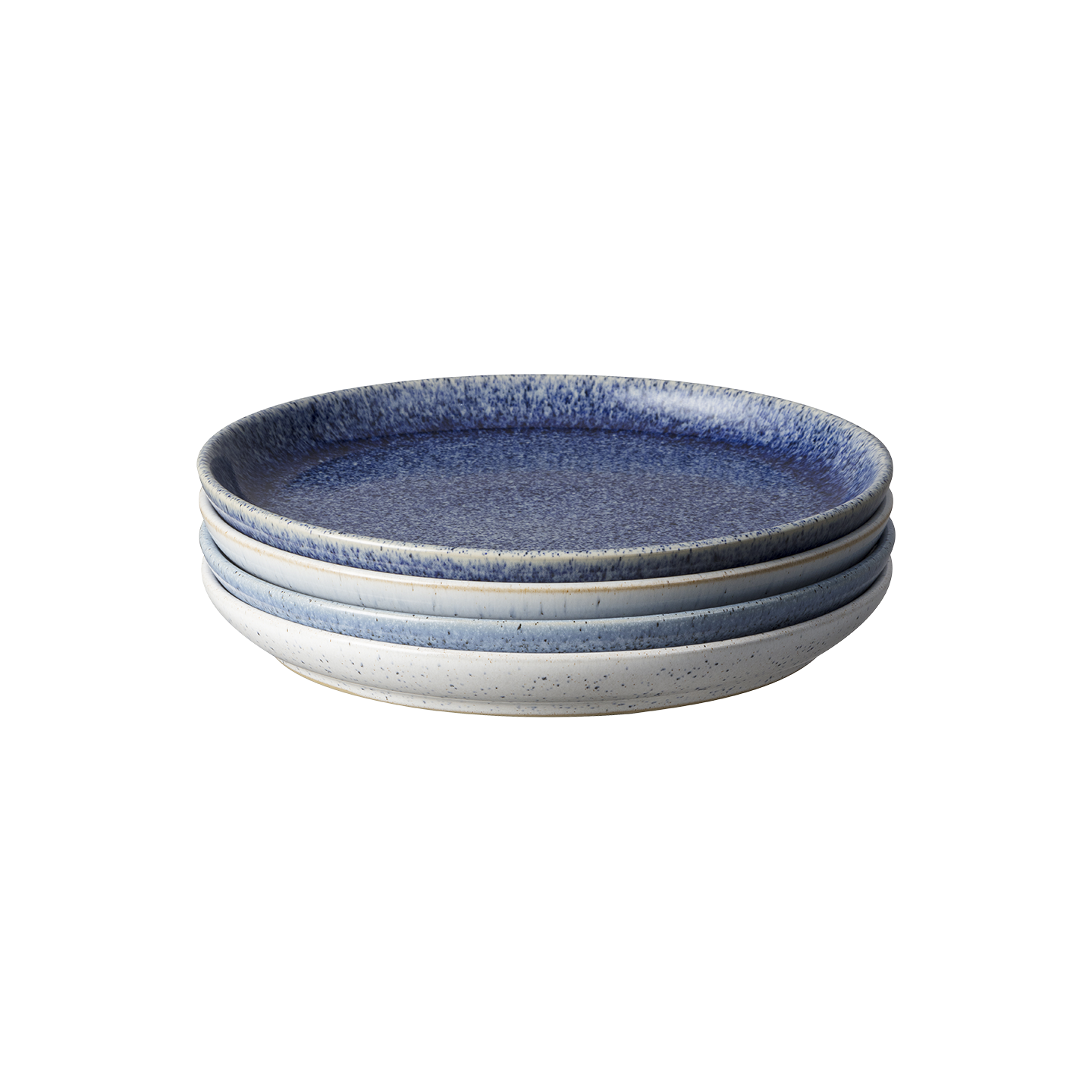 Studio Blue 4 Piece Coupe Medium Plate Set