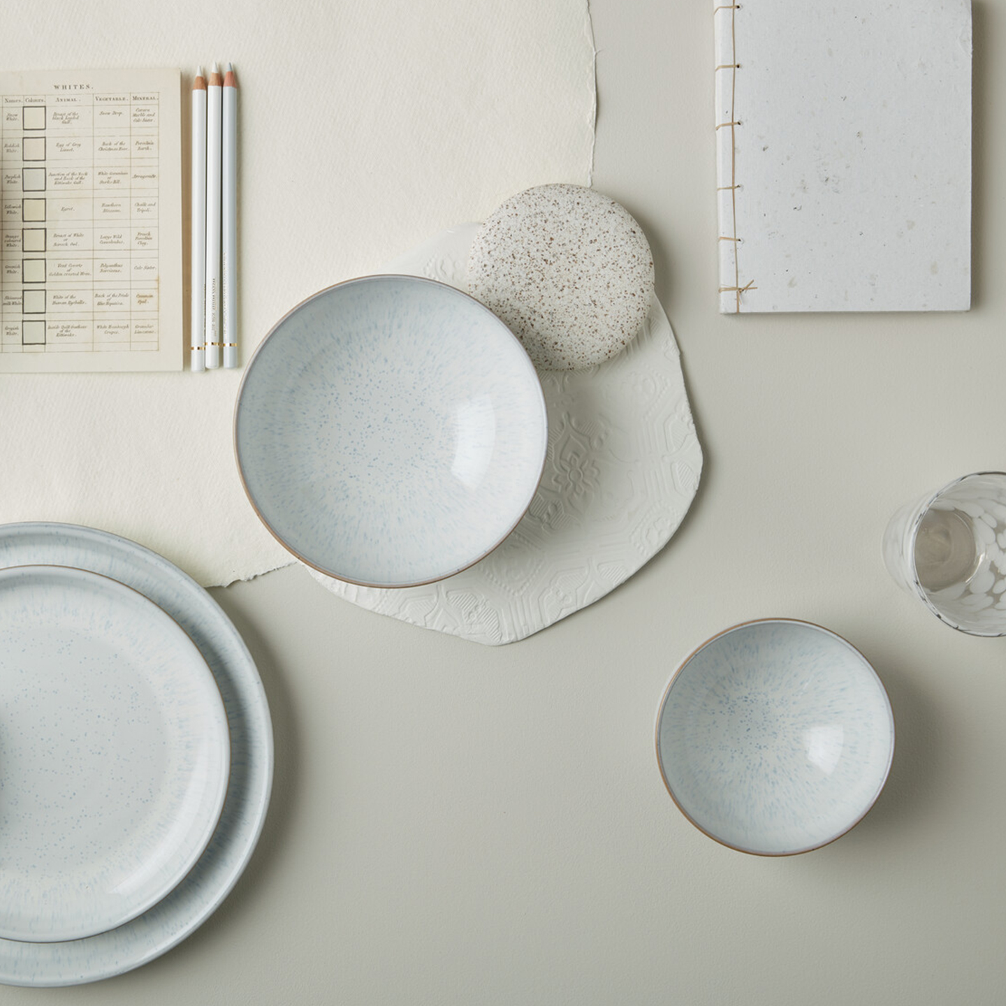 White Speckle Rice Bowl