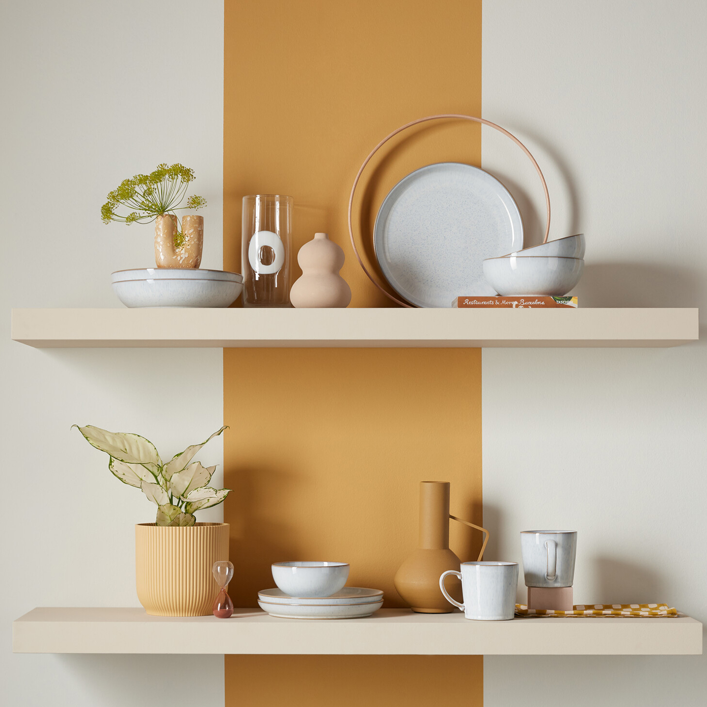 White Speckle Coupe Dinner Plates - Set Of 4