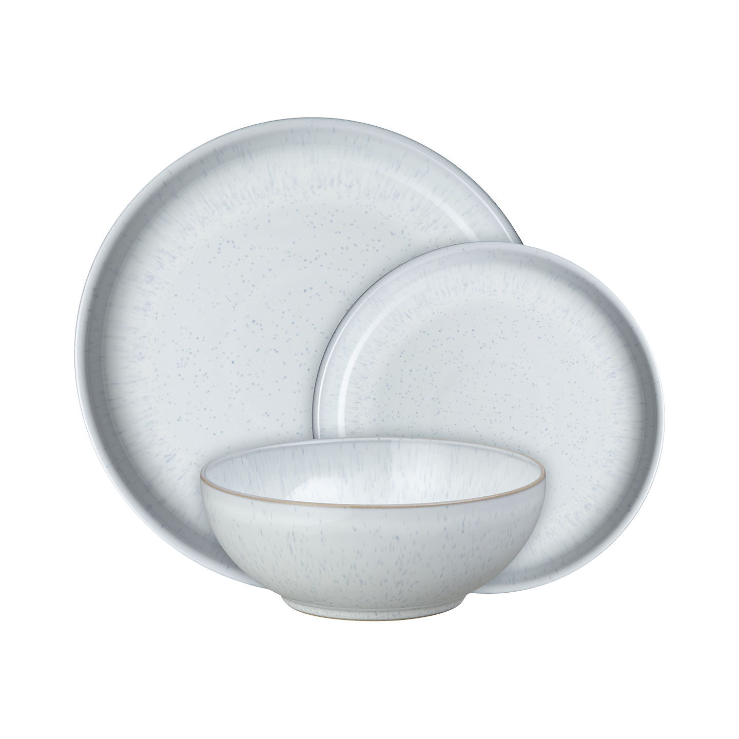 White Speckle 12 Piece Dinner Set