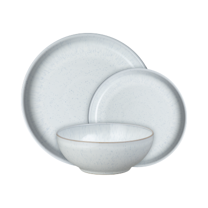 White Speckle 12 Piece Dinner Set