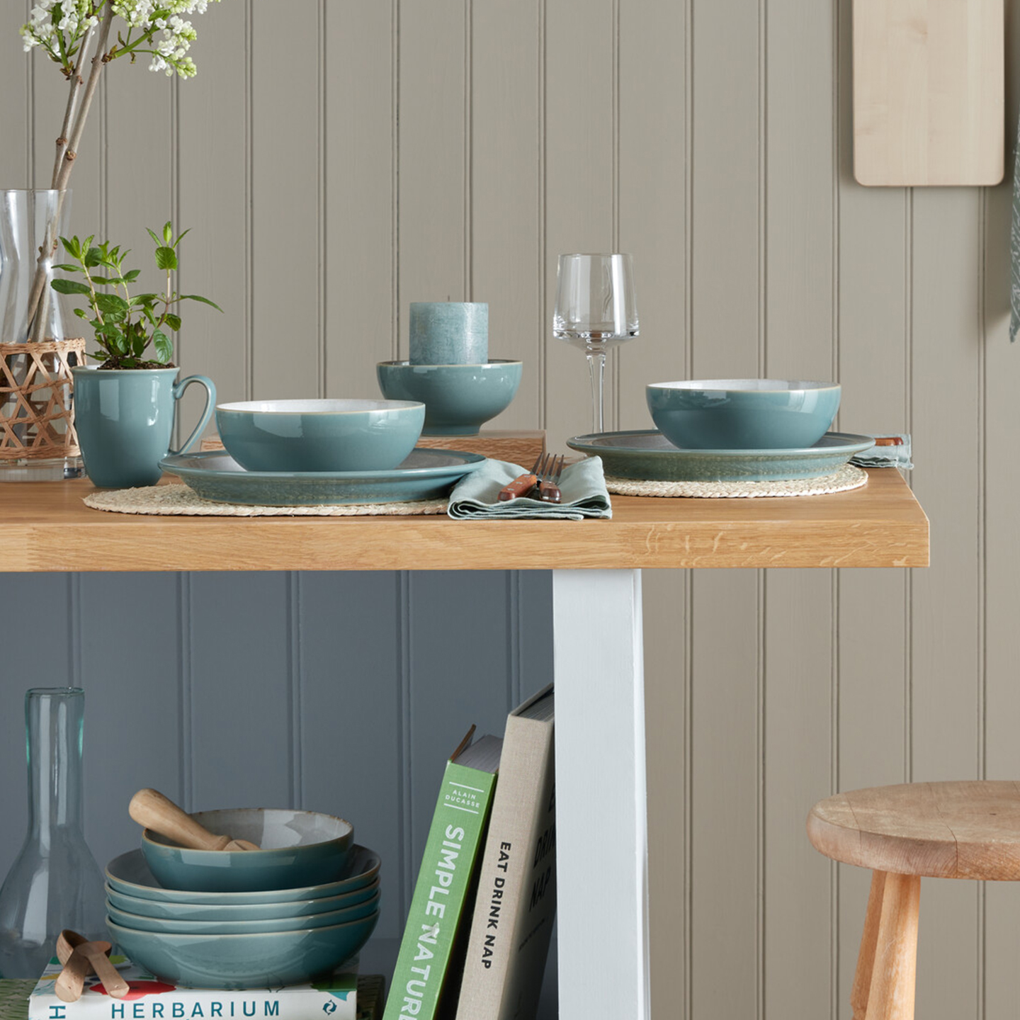 Elements Fern Green Dinner Plate