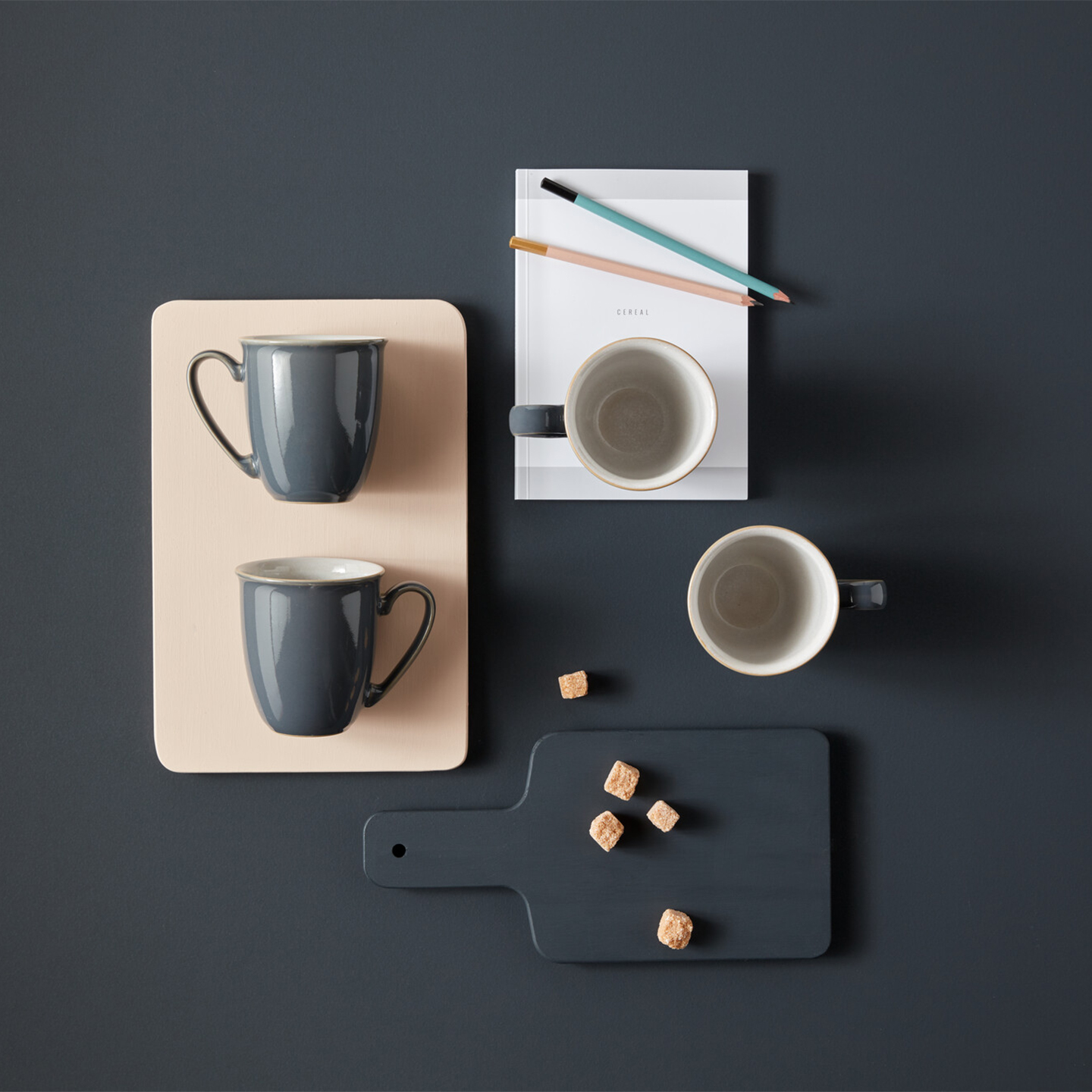 Elements Fossil Grey Coffee Beaker/Mug