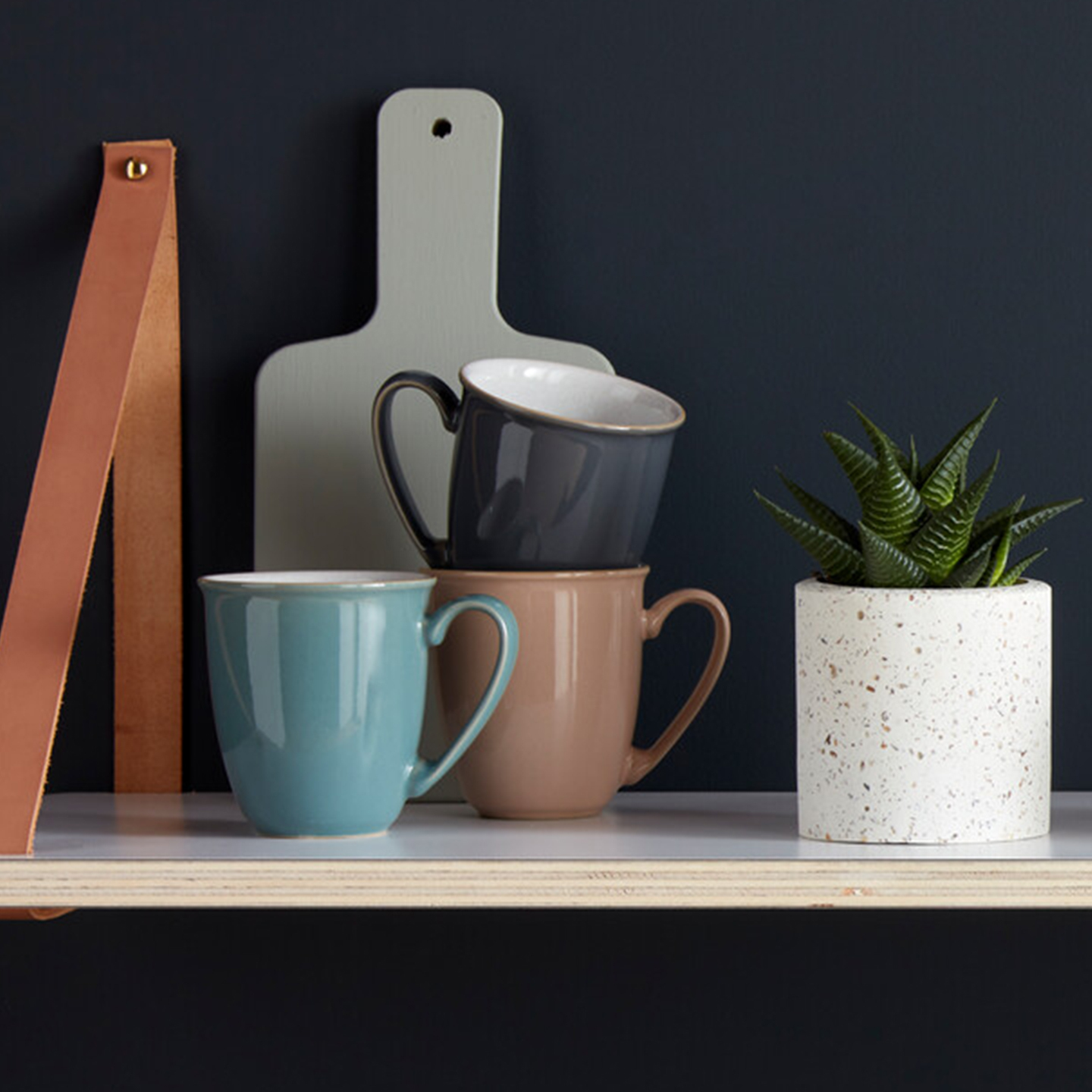 Elements Fossil Grey Coffee Beaker/Mug