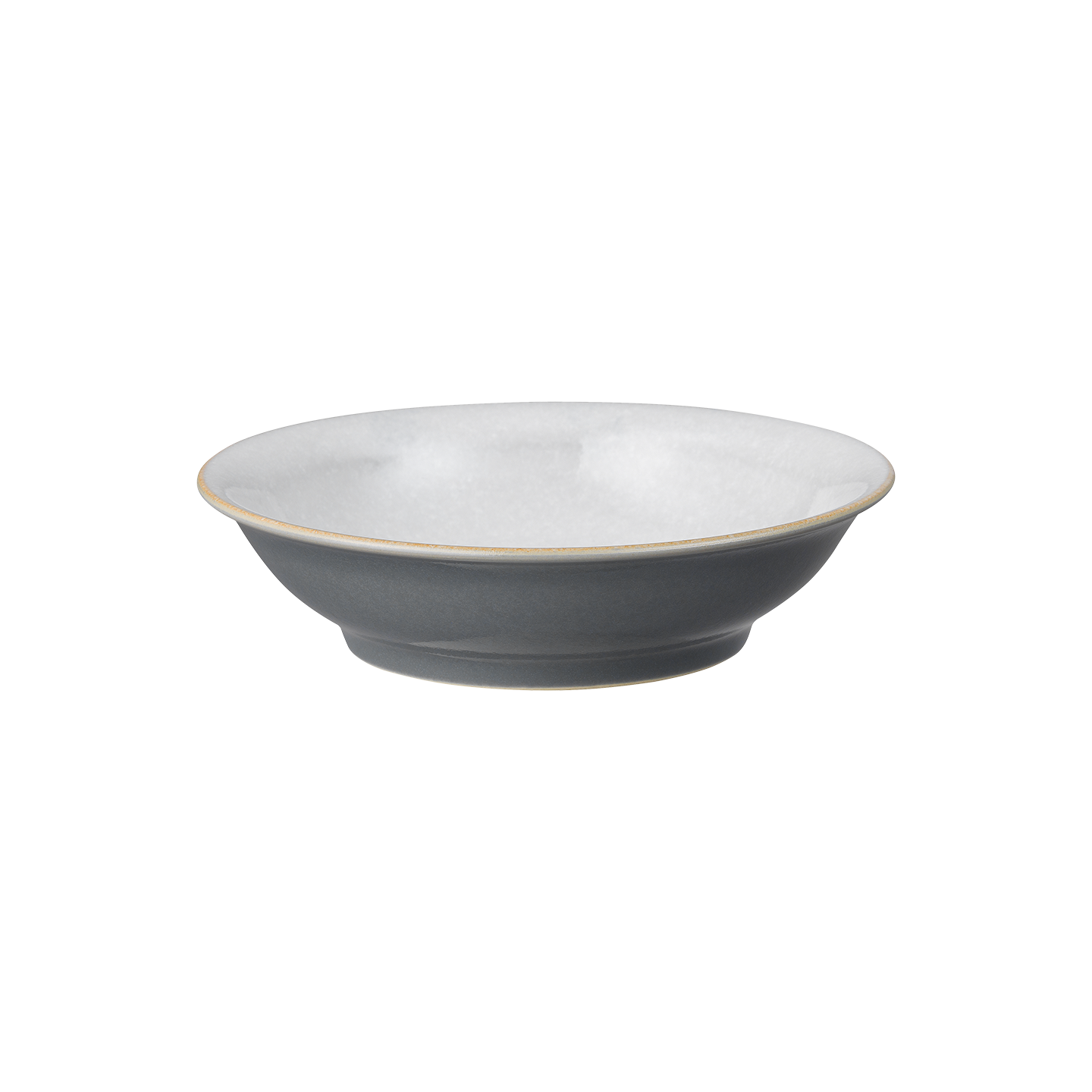 Elements Fossil Grey Medium Shallow Bowl