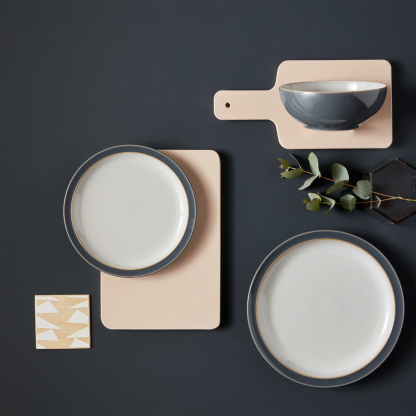 Elements Fossil Grey Coupe Cereal Bowl